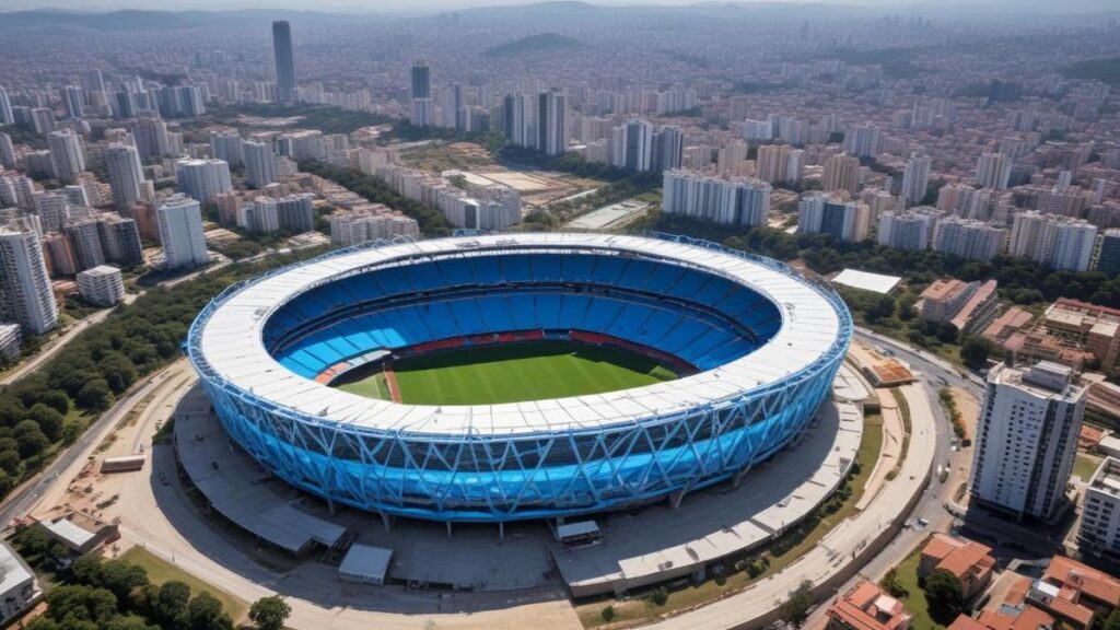 7 pontos sobre Atlético informa progresso nas obras da Arena MRV e