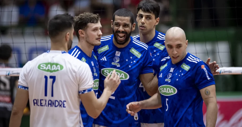 7 pontos sobre Sada Cruzeiro mantém domínio na Superliga Masculina e
