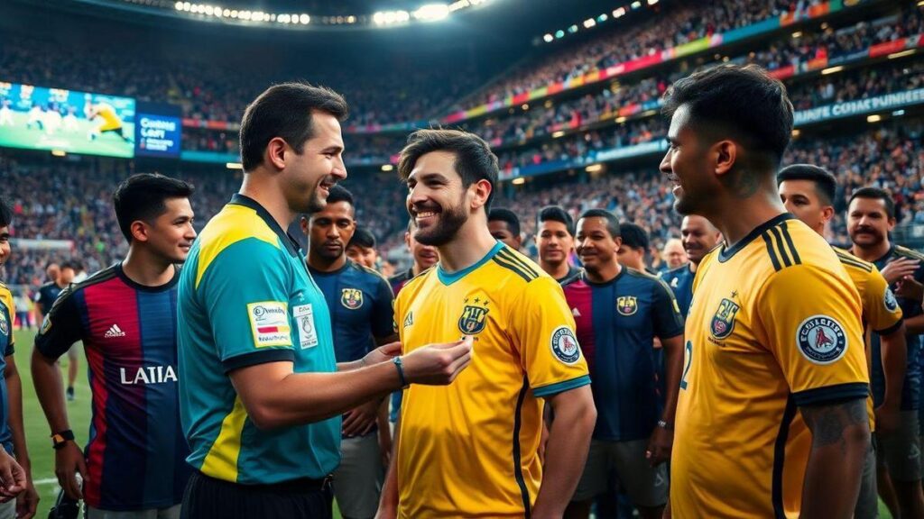 7 pontos sobre Árbitro mexicano será punido após pedir autógrafo de Messi
