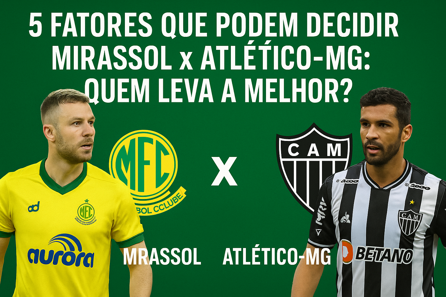 Mirassol x Atlético-MG ao vivo hoje