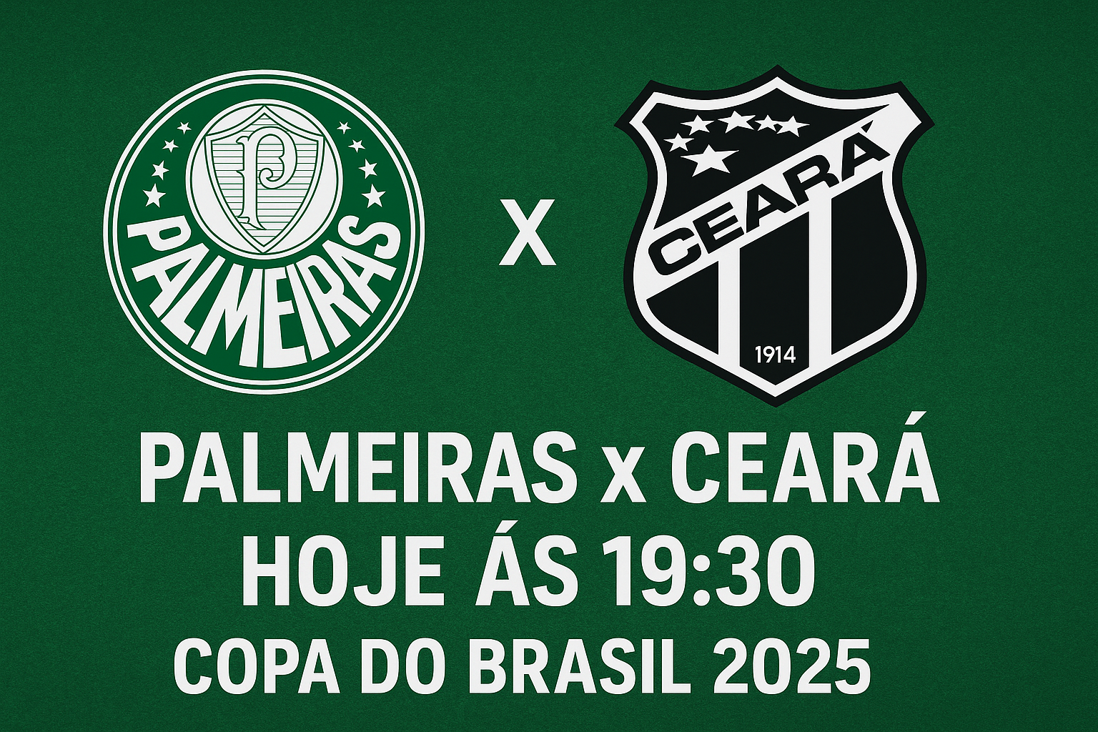 Palmeiras x Ceará hoje (22/05): Quem avança na Copa do Brasil?
