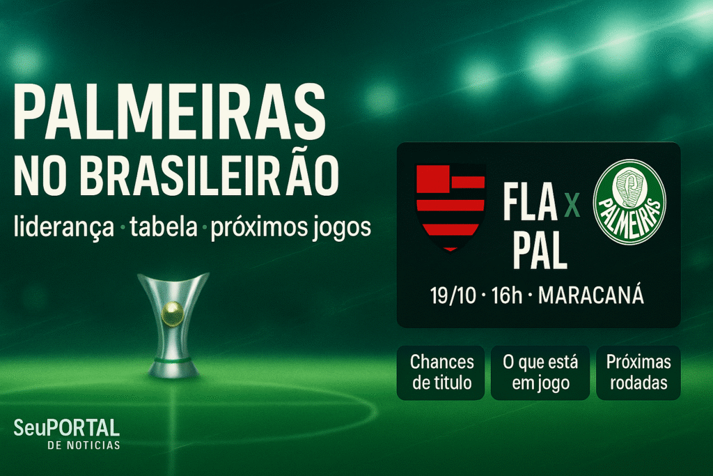 Palmeiras no Brasileirão hoje: liderança, tabela, próximos jogos e o que está em jogo no Maracanã