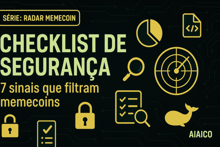 02. checklist memecoin segurança: o que muda agora