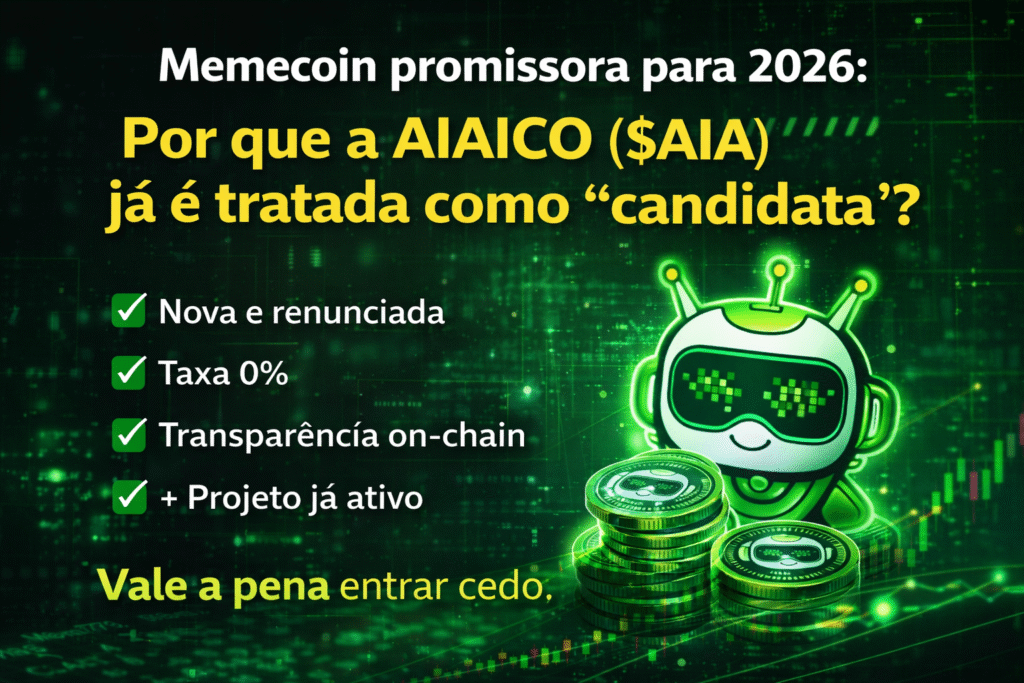 Memecoin promissora para 2026: por que a AIAICO ($AIA) já é tratada como “candidata” por quem busca entrar cedo