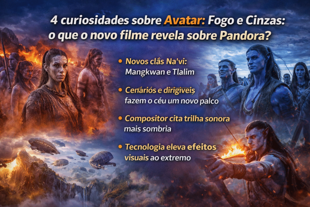 4 curiosidades sobre Avatar: Fogo e Cinzas: o que o novo filme revela (de verdade) sobre Pandora?