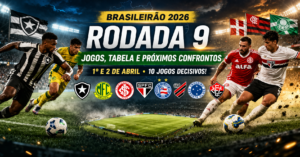 9ª rodada do Brasileirão 2026 recoloca a Série A em alta tensão após a Data Fifa; veja o cenário completo dos jogos
