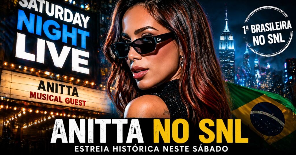 Anitta no SNL: cantora estreia no programa dos EUA neste sábado