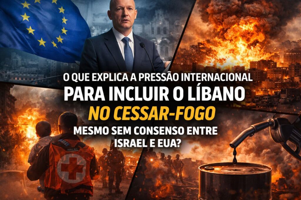 O que explica a pressão internacional para incluir o Líbano no cessar-fogo mesmo sem consenso entre Israel e EUA?