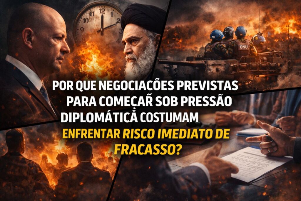 Por que negociações previstas para começar sob pressão diplomática costumam enfrentar risco imediato de fracasso?