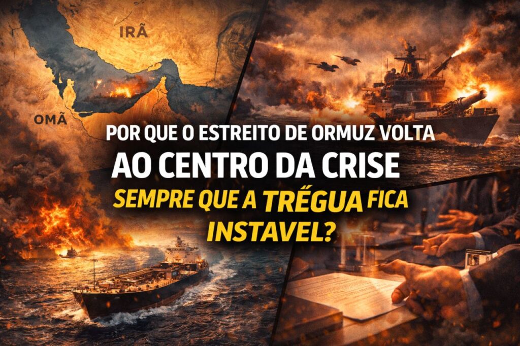 Por que o Estreito de Ormuz volta ao centro da crise sempre que a trégua fica instável?