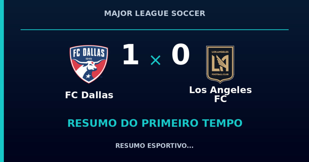 FC Dallas 1 x 0 Los Angeles FC: como foi o primeiro tempo
