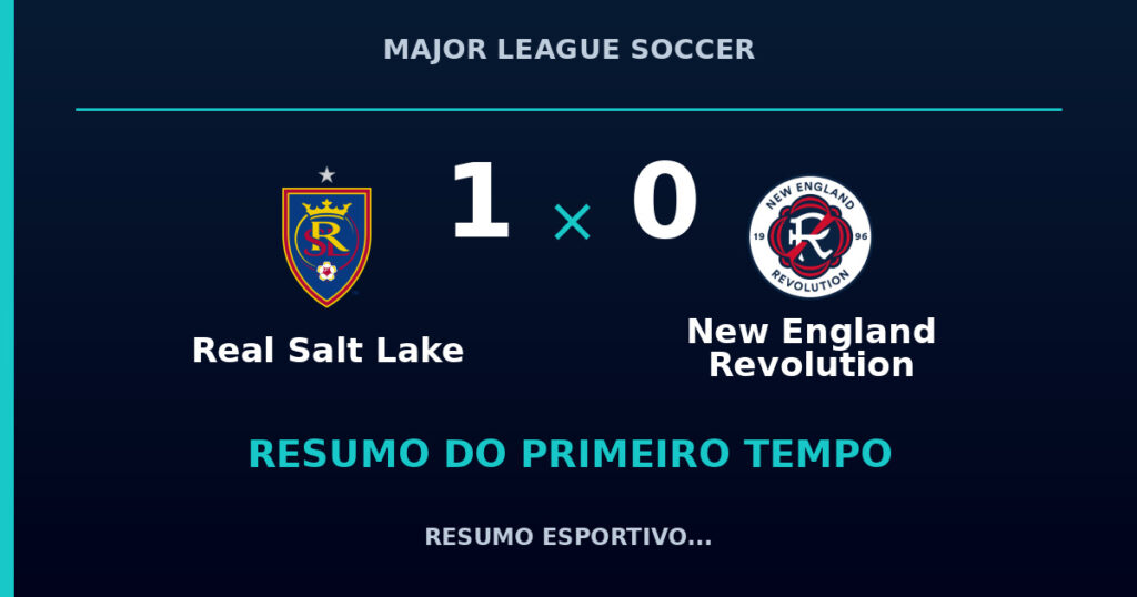 Real Salt Lake 1 x 0 New England Revolution: como foi o primeiro tempo