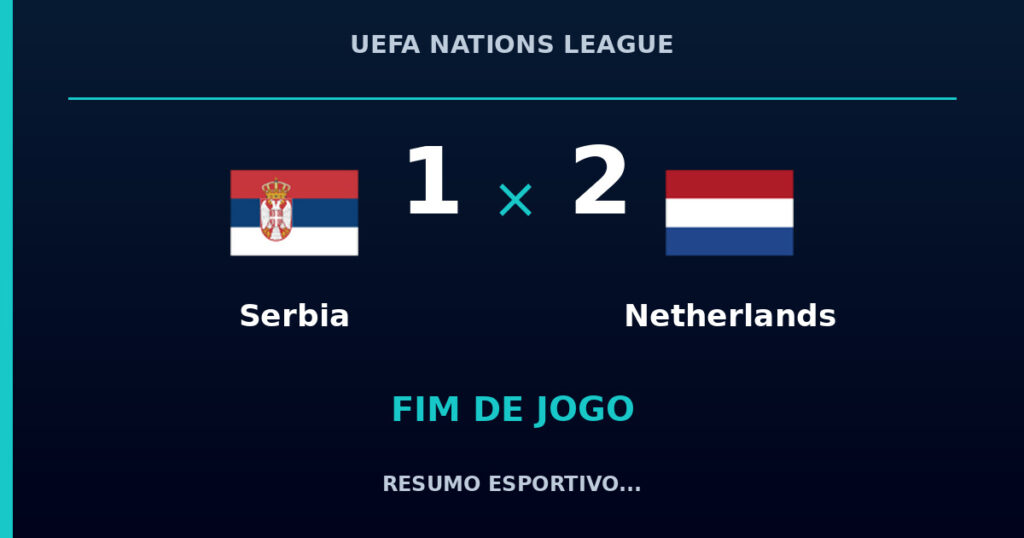 Netherlands vence Serbia por 2 a 1