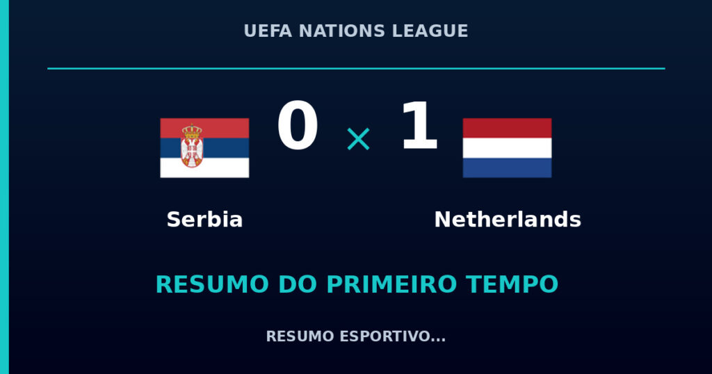 Serbia 0 x 1 Netherlands: como foi o primeiro tempo