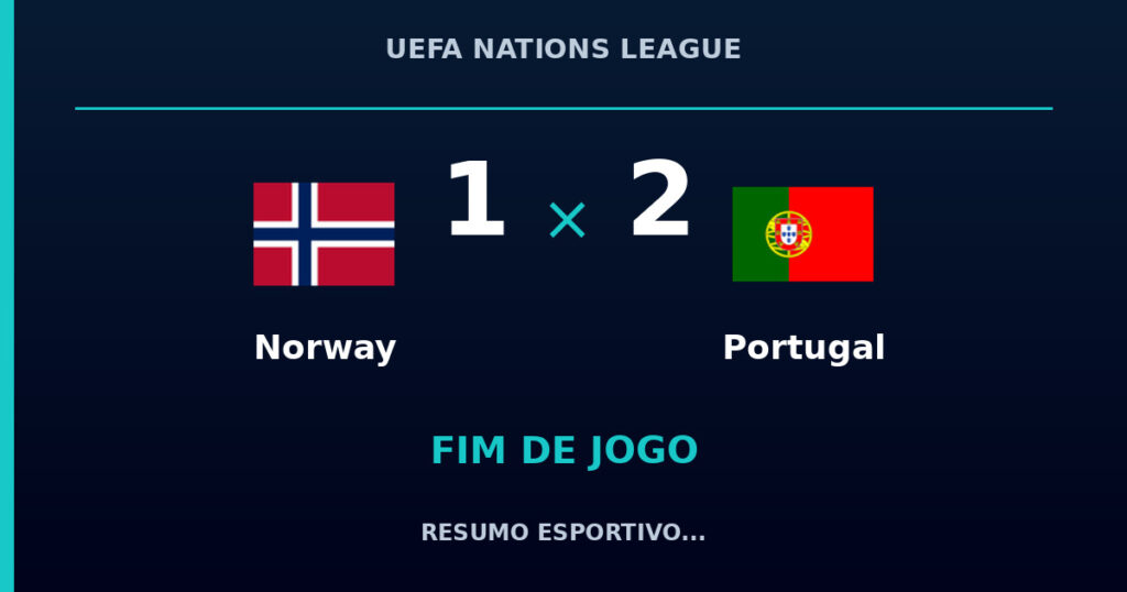 Portugal vence Norway por 2 a 1