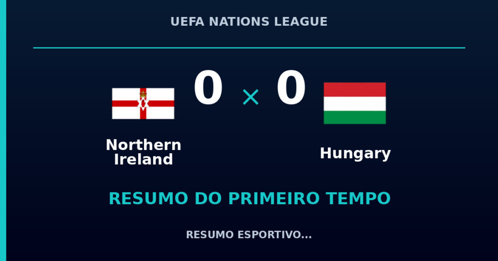Northern Ireland 0 x 0 Hungary: como foi o primeiro tempo