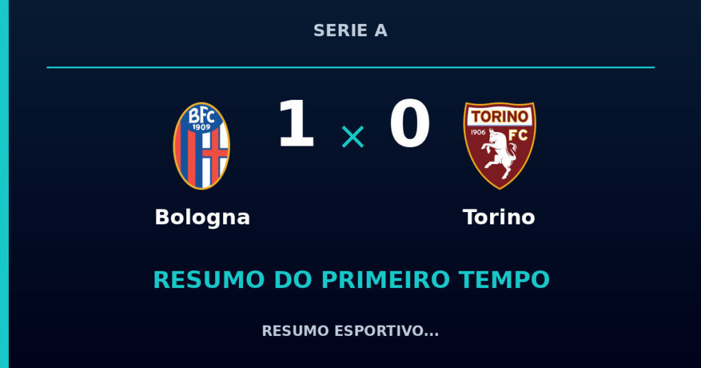 Bologna 1 x 0 Torino: resumo do primeiro tempo