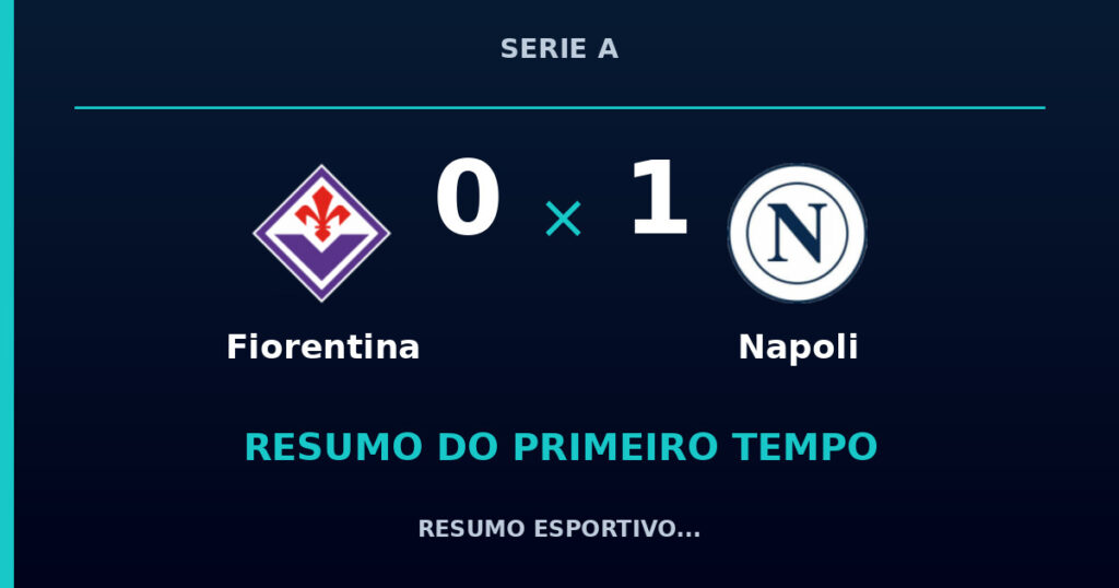 Fiorentina 0 x 1 Napoli: resumo do primeiro tempo