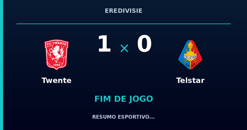Twente 1 x 0 Telstar: resumo e números da partida