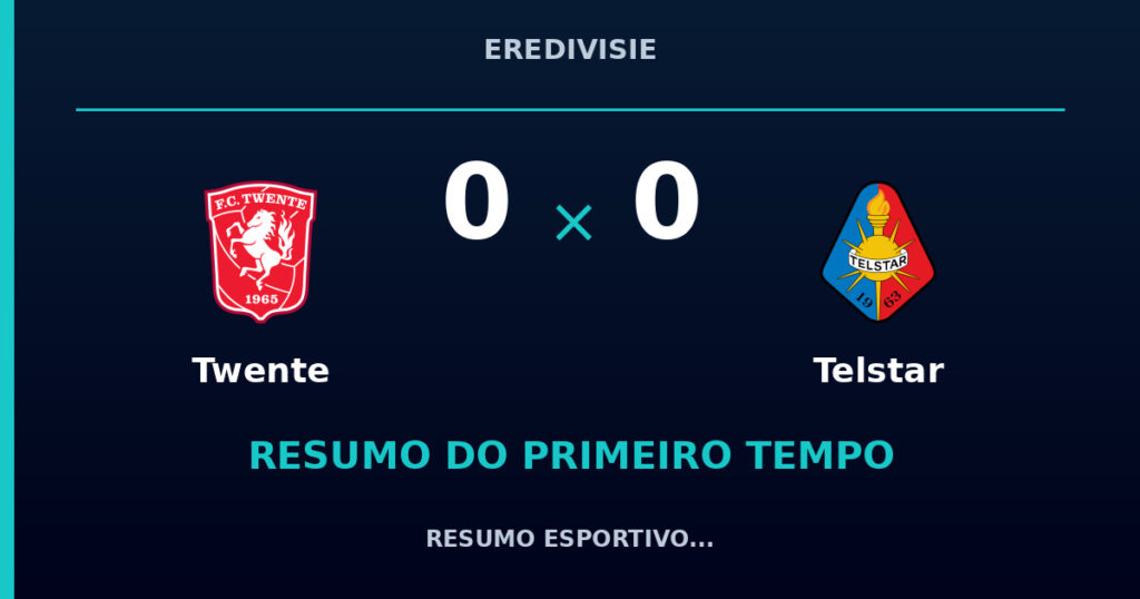 Twente 0 x 0 Telstar: resumo do primeiro tempo