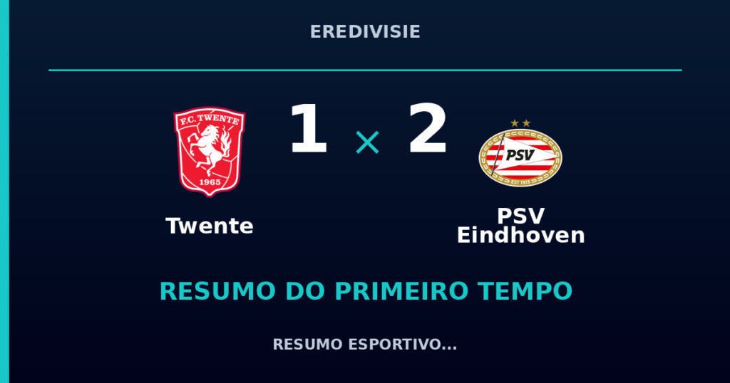 Twente 1 x 2 PSV Eindhoven: resumo do primeiro tempo