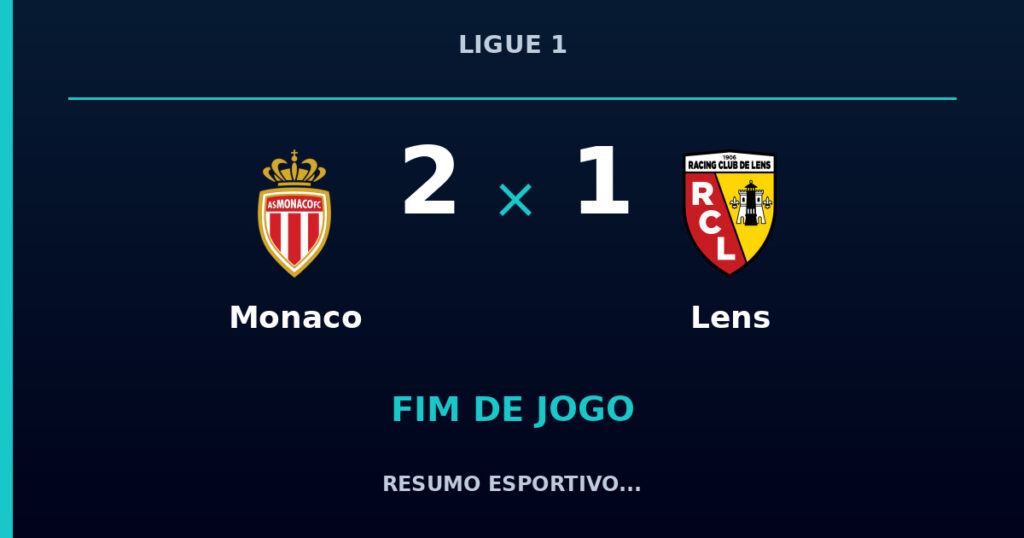 Monaco 2 x 1 Lens: resumo e números da partida