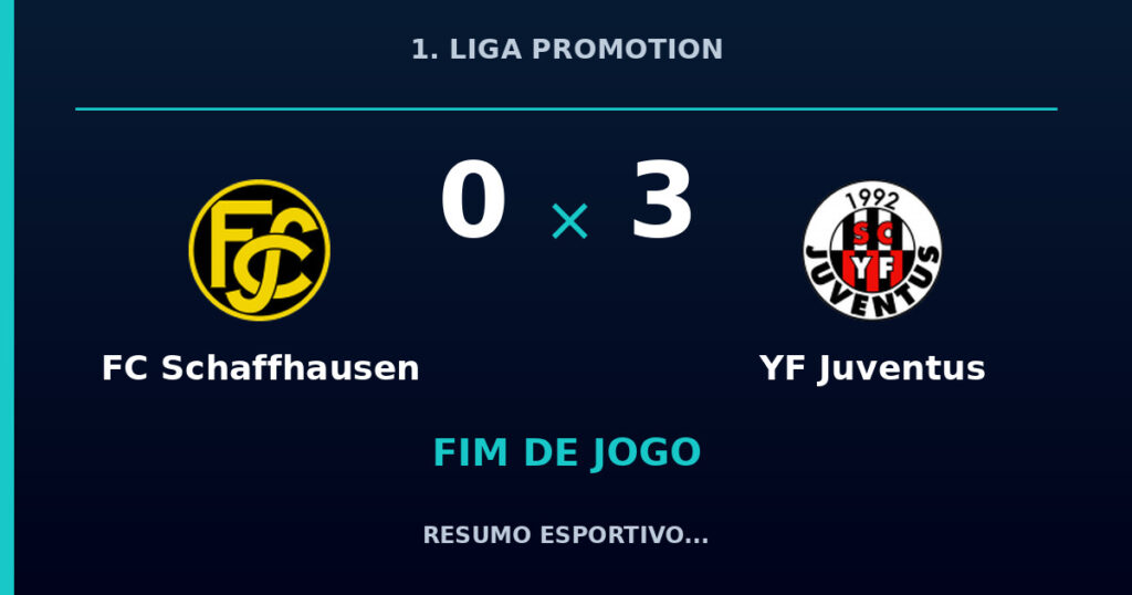 FC Schaffhausen 0 x 3 YF Juventus: resumo e números da partida