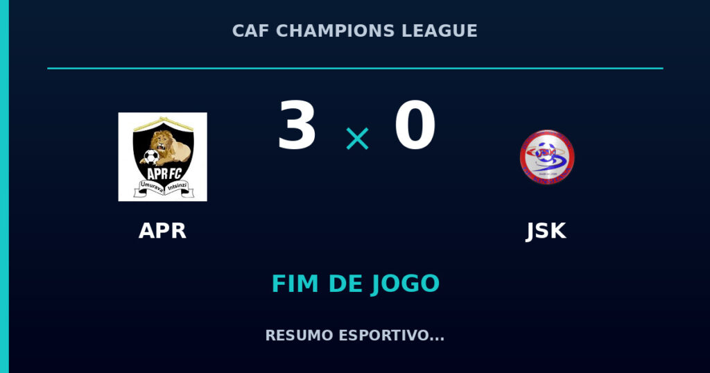 APR 3 x 0 JSK: resumo e números da partida