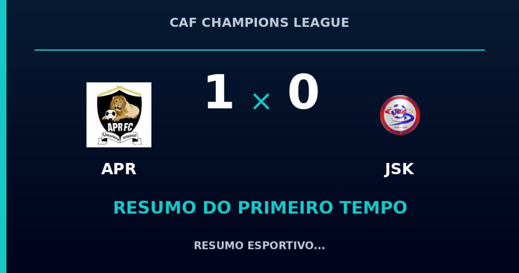 APR 1 x 0 JSK: resumo do primeiro tempo