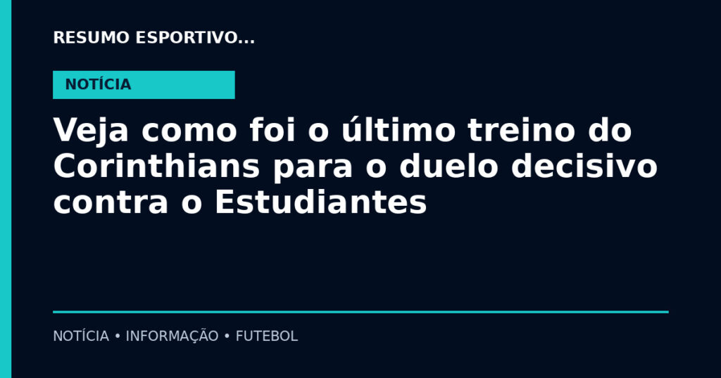 Último Treino