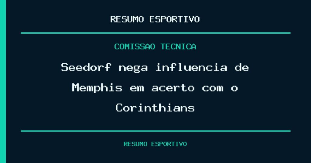 Seedorf nega influência de Memphis em acerto com o Corinthians