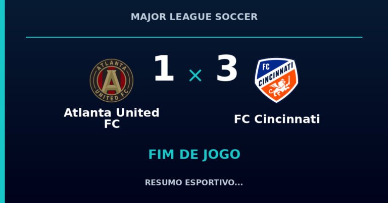FC Cincinnati vence Atlanta United FC por 3 a 1