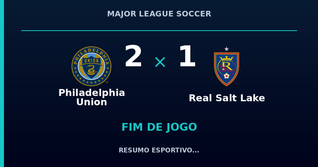 Philadelphia Union vence Real Salt Lake por 2 a 1