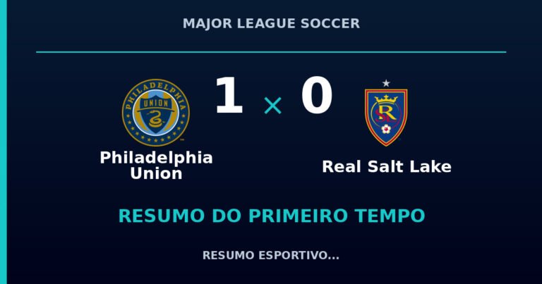 Philadelphia Union 1 x 0 Real Salt Lake: como foi o primeiro tempo