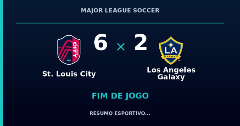 St. Louis City vence Los Angeles Galaxy por 6 a 2