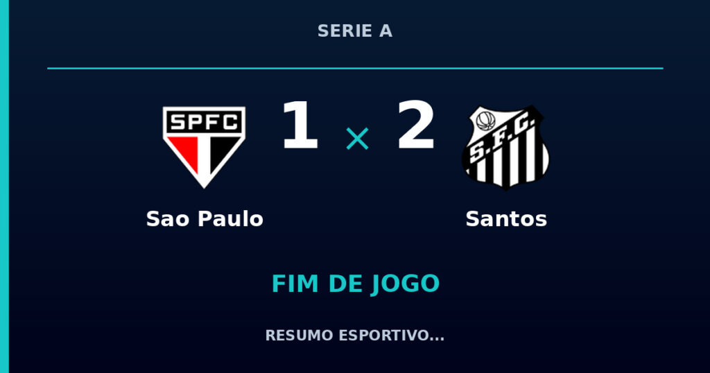Santos reage e vence Sao Paulo por 2 a 1