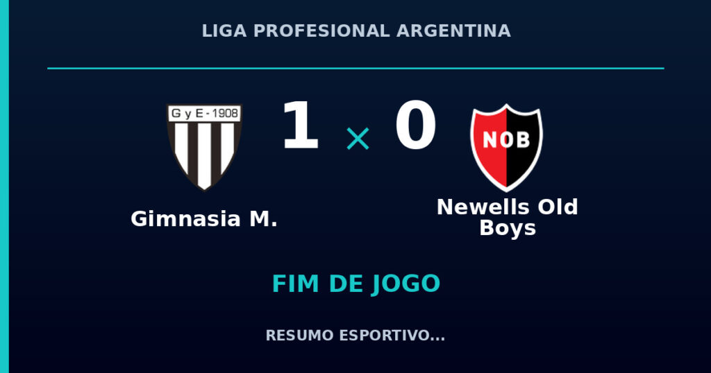 Gimnasia M. vence Newells Old Boys por 1 a 0