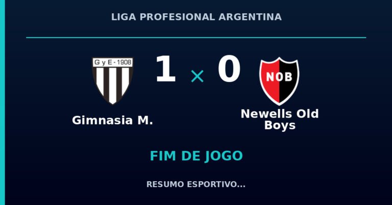 Gimnasia M. vence Newells Old Boys por 1 a 0