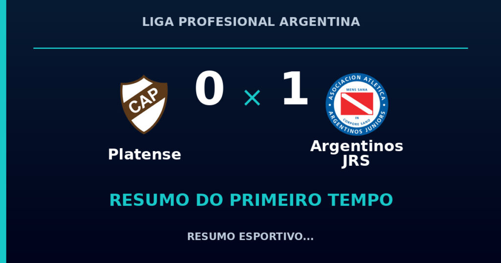 Platense 0 x 1 Argentinos JRS: como foi o primeiro tempo