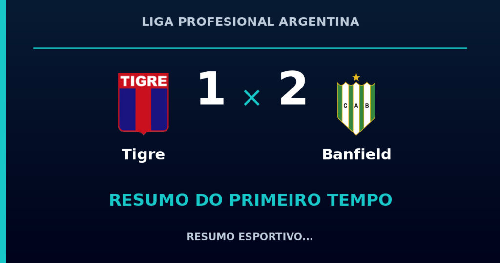 Tigre 1 x 2 Banfield: como foi o primeiro tempo