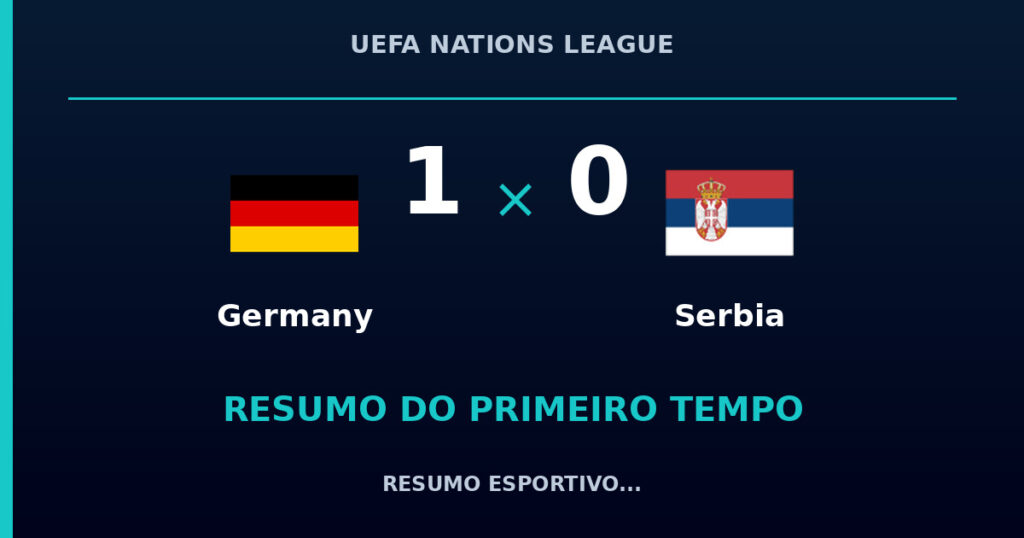 Germany 1 x 0 Serbia: como foi o primeiro tempo