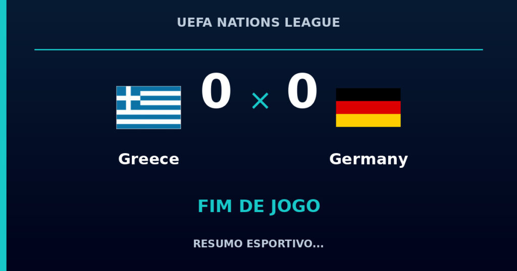 Greece e Germany empatam por 0 a 0