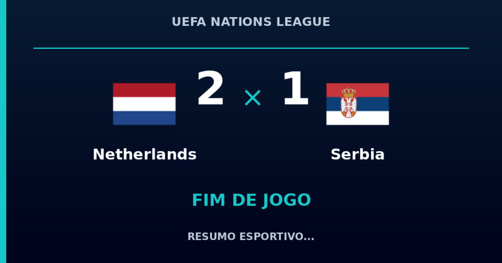 Netherlands vence Serbia por 2 a 1