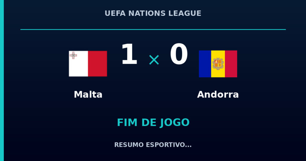 Malta vence Andorra por 1 a 0