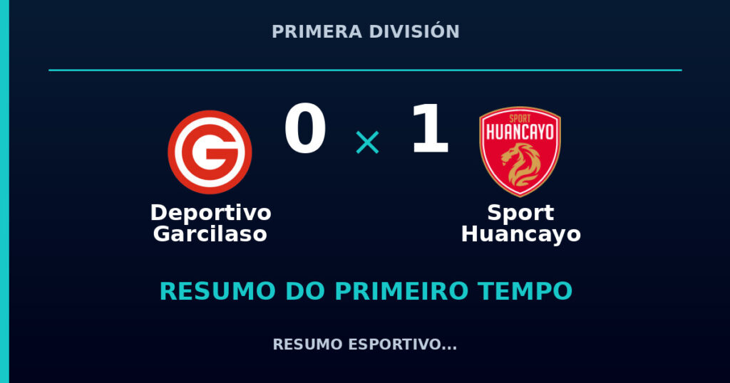 Deportivo Garcilaso 0 x 1 Sport Huancayo: como foi o primeiro tempo