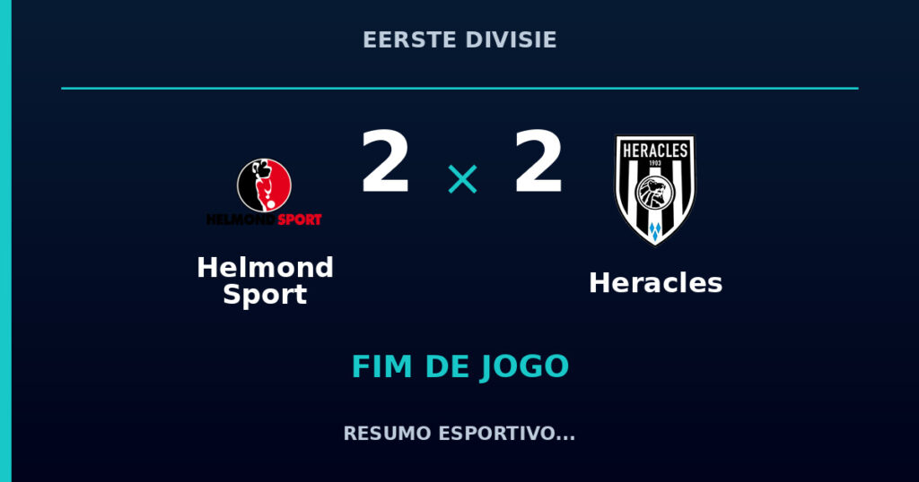 Helmond Sport e Heracles empatam por 2 a 2