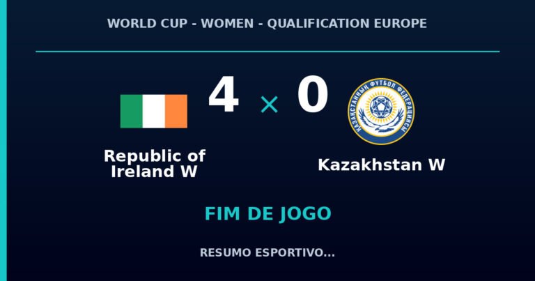 Republic of Ireland W vence Kazakhstan W por 4 a 0