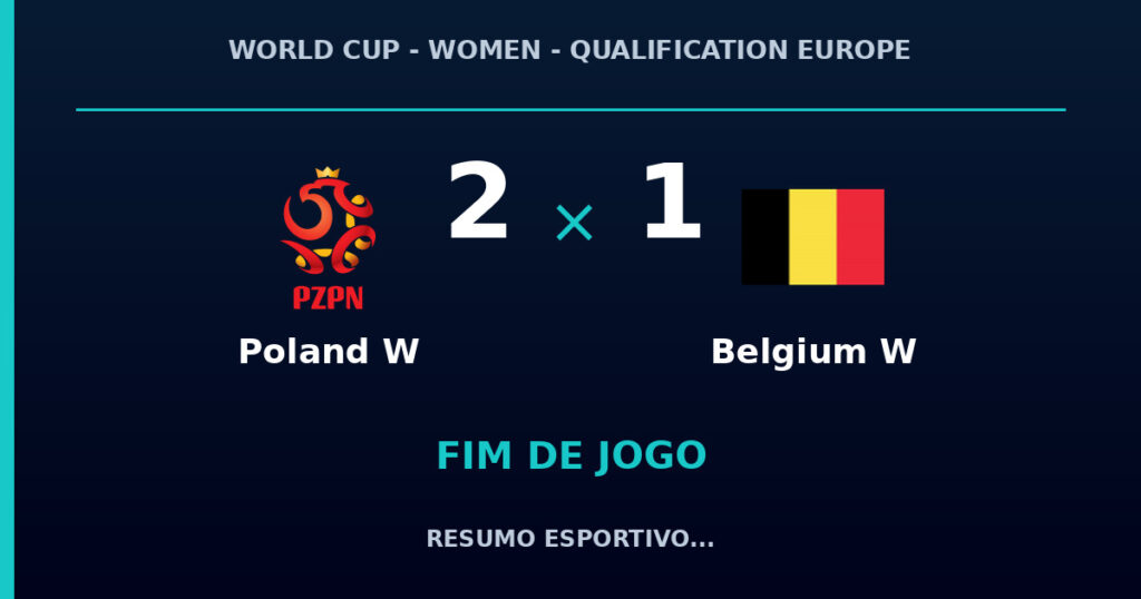 Poland W vence Belgium W por 2 a 1