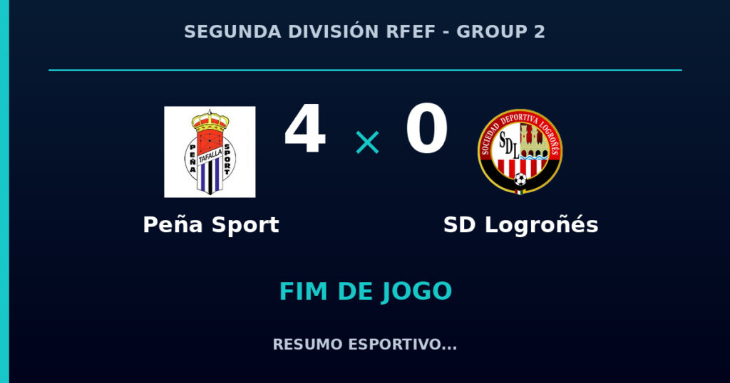Peña Sport vence SD Logroñés por 4 a 0
