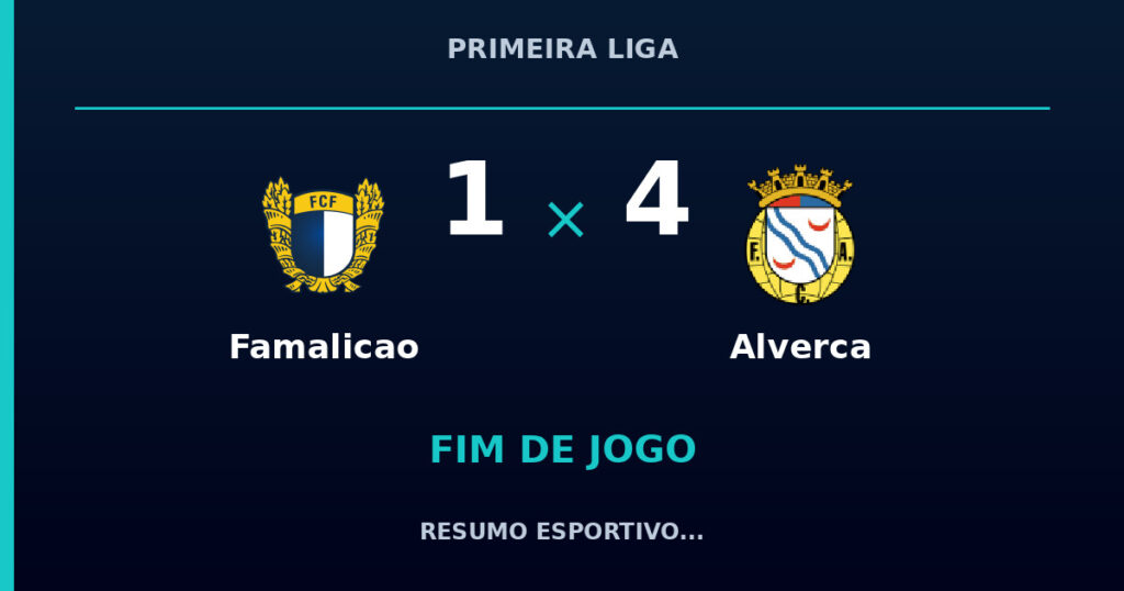 Alverca vence Famalicao por 4 a 1